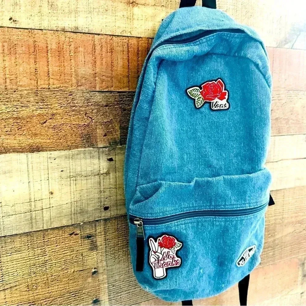 Vans Calico Denim Patch Mini Backpack - image 5